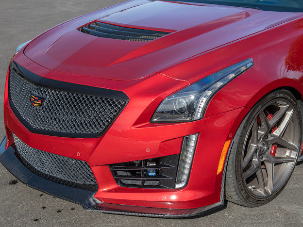 2016-2019 CTS-V3  | FRONT LIP SPLITTER GROUND EFFECTS AND WHEEL ARCHES - CARBON FIBER